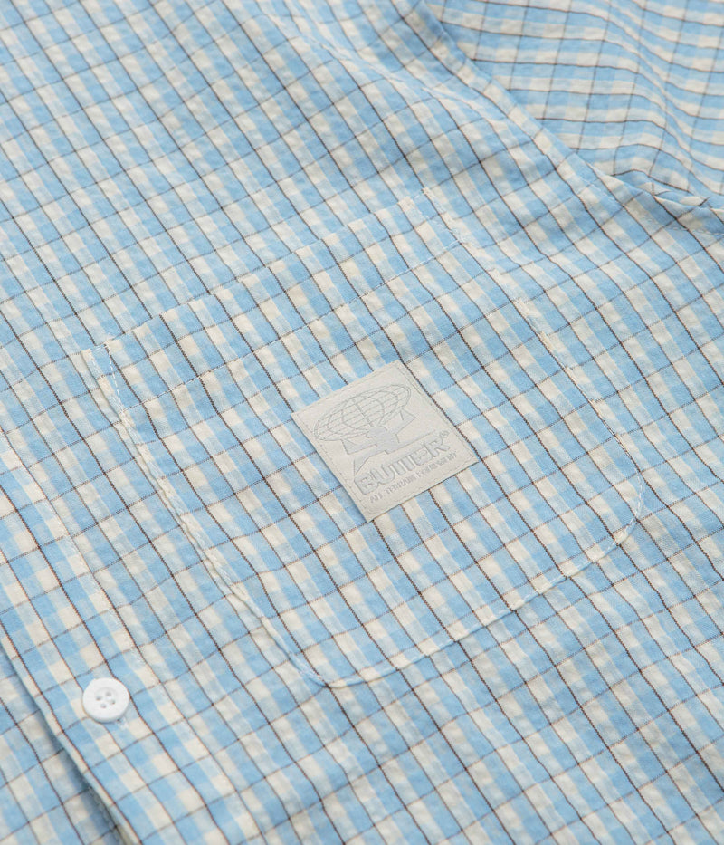 Butter Goods Equipment Short Sleeve Shirt in Blue