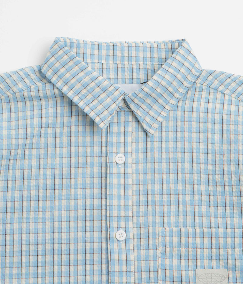Butter Goods Equipment Short Sleeve Shirt in Blue