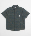 Butter Goods Equipment Short Sleeve Shirt in Navy