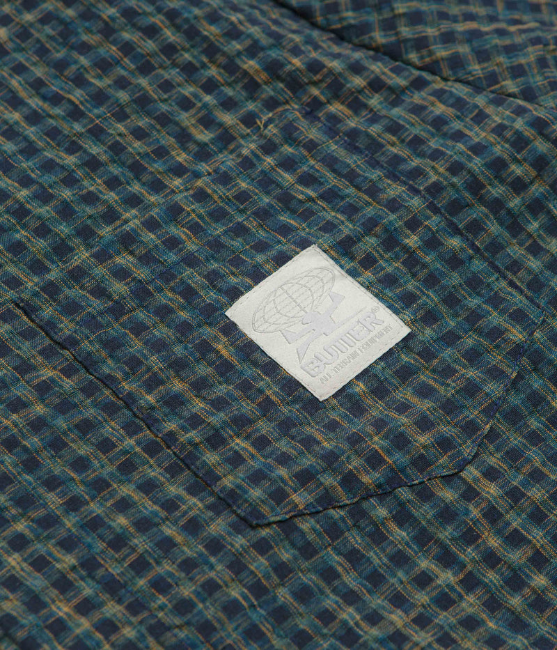 Butter Goods Equipment Short Sleeve Shirt in Navy