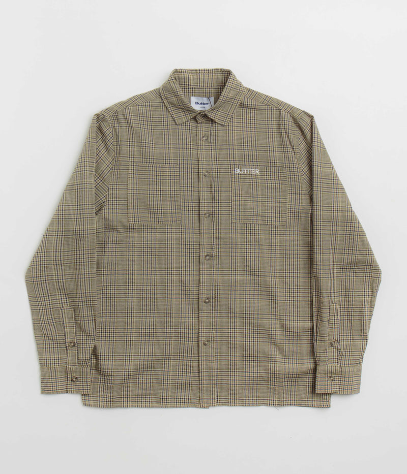 Butter Goods Equipt Plaid Shirt in Olive