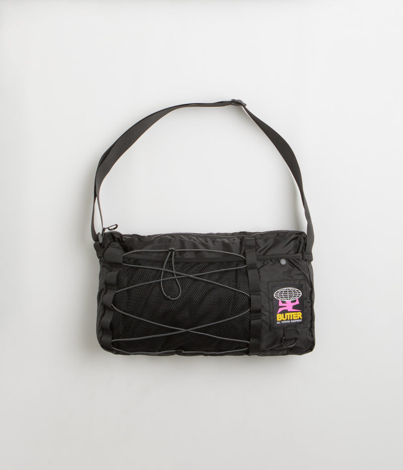 Butter Goods Express Side Bag in Black and Black