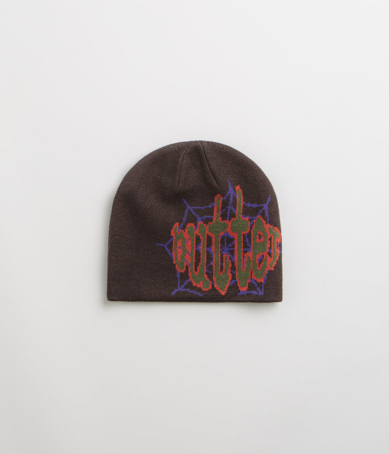 Butter Goods Frenzy Skully Beanie in Ink
