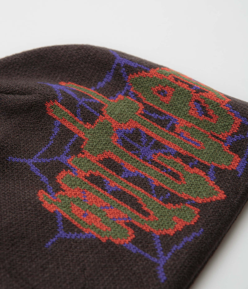 Butter Goods Frenzy Skully Beanie in Ink