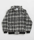Butter Goods Heavy Plaid Work Jacket in Black and White