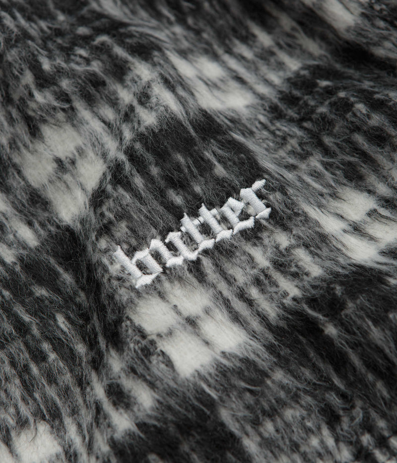 Butter Goods Heavy Plaid Work Jacket in Black and White