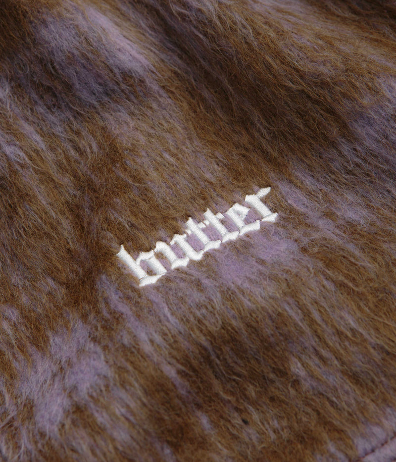 Butter Goods Heavy Plaid Work Jacket in Brick and Dusk