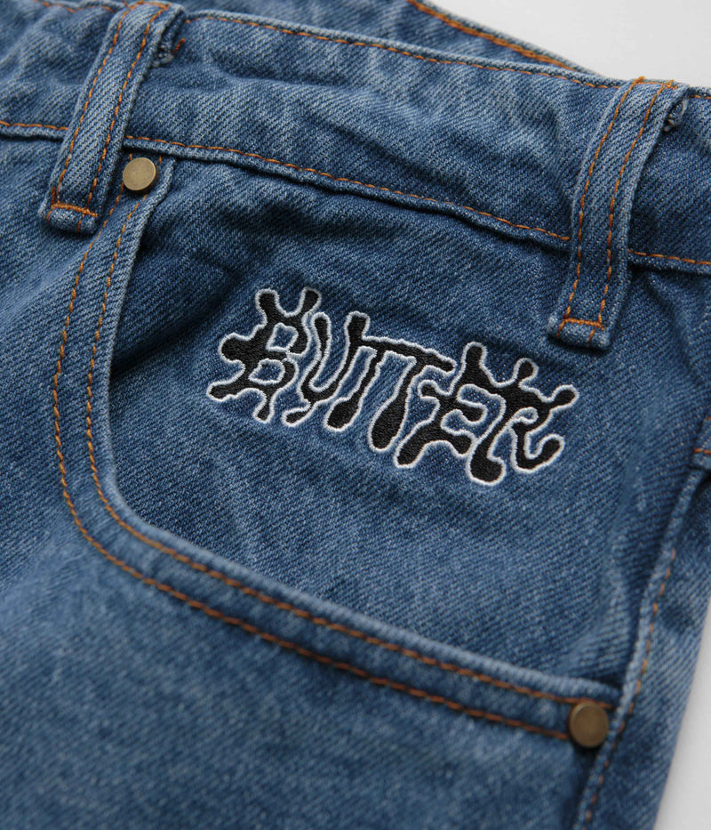Butter Goods Ink Jeans in Worn Blue