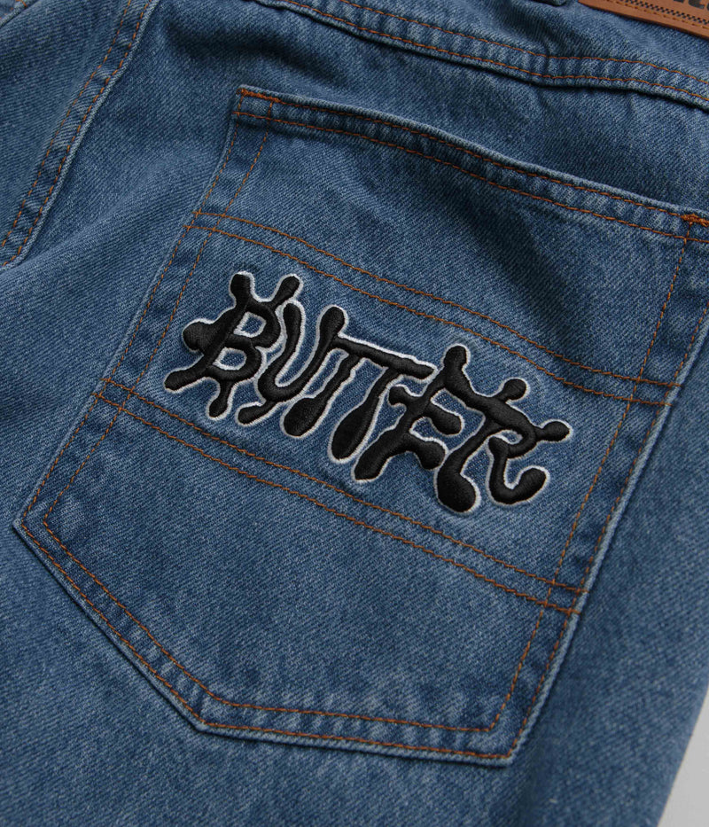 Butter Goods Ink Jeans in Worn Blue