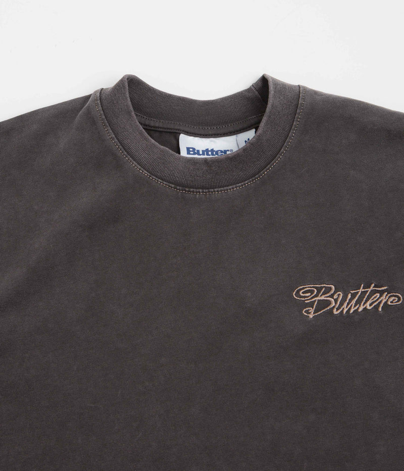 Butter Goods Jive Contrast T-Shirt in Washed Black