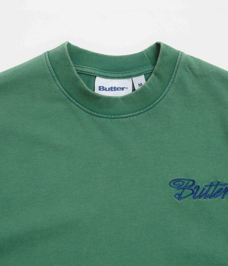 Butter Goods Jive Contrast T-Shirt in Washed Teal