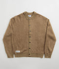 Butter Goods Mohair Button Up Knitted Shirt in Tan