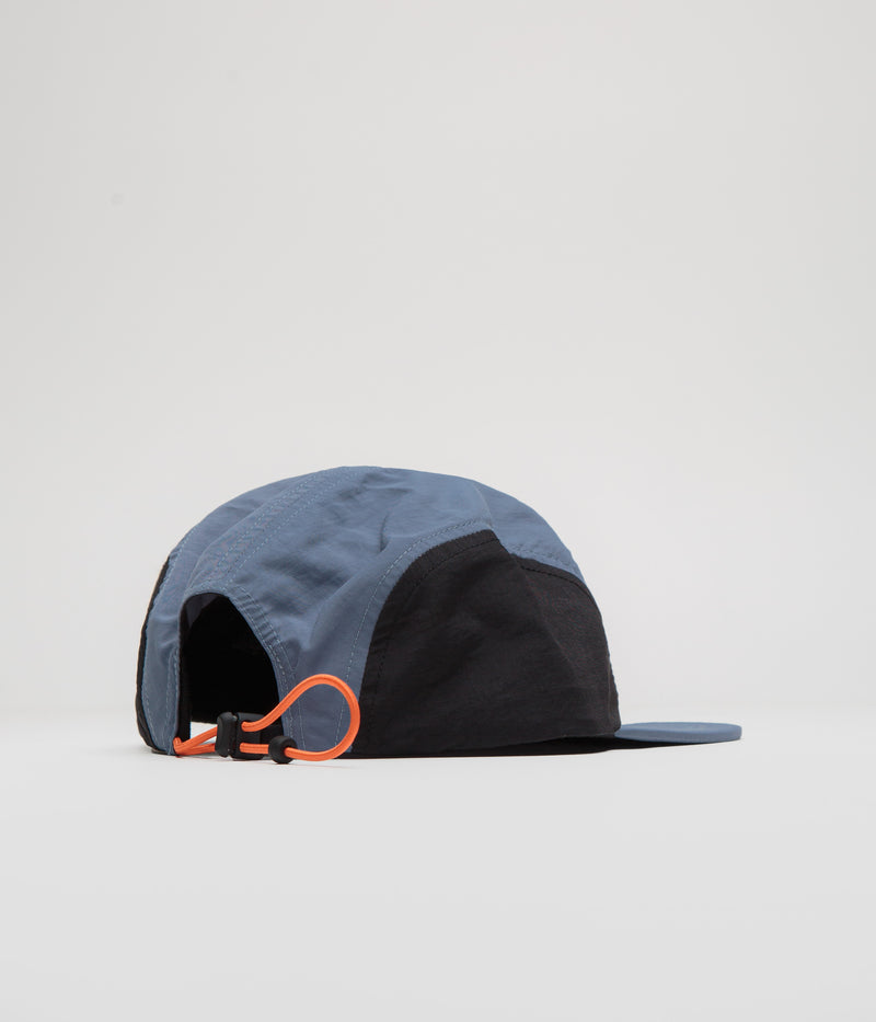 Butter Goods Nylon 4 Panel Cap in Navy and Black