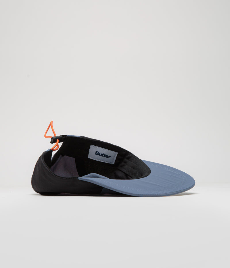 Butter Goods Nylon 4 Panel Cap in Navy and Black