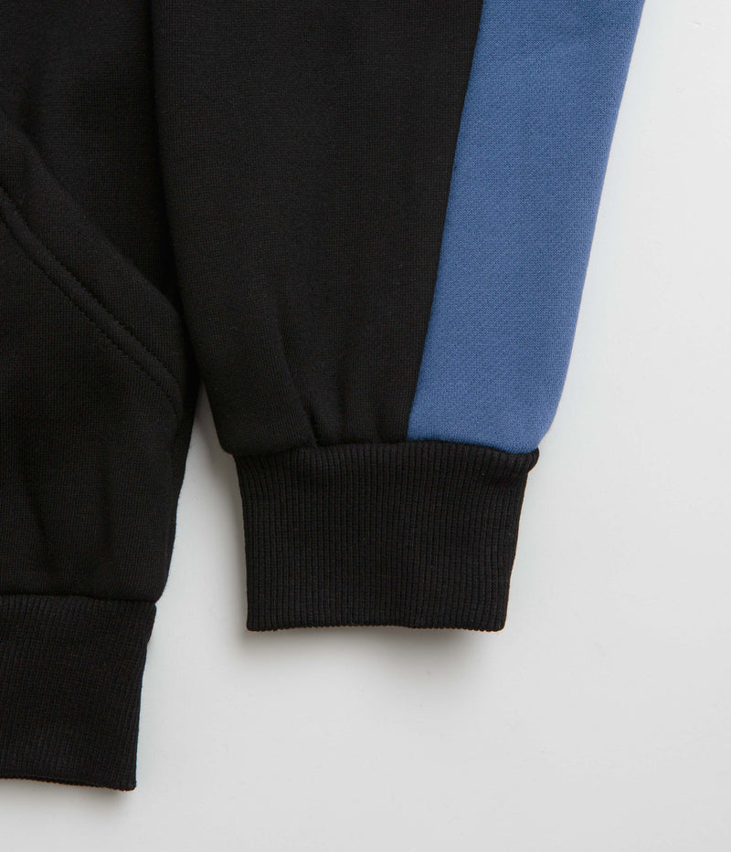Butter Goods Panel Zip-Thru Hoodie in Black
