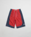 Butter Goods Point Boardshorts in Red and Navy