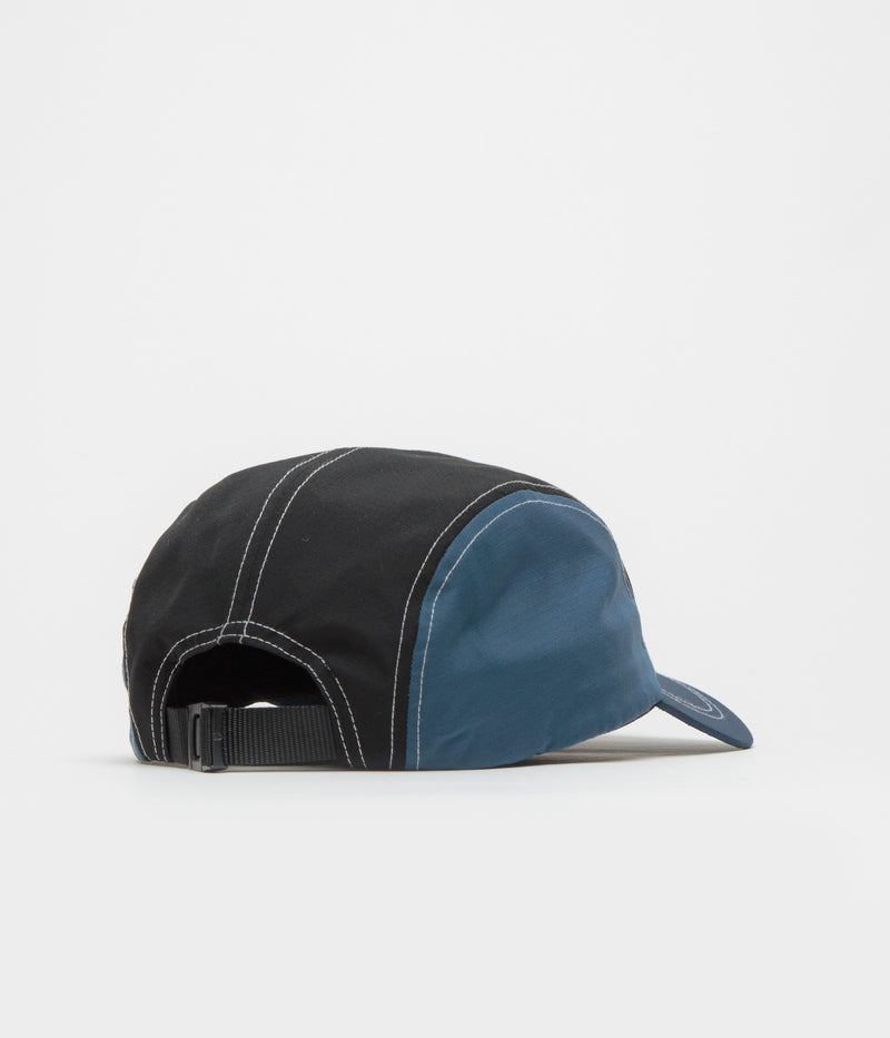 Butter Goods Primary 4 Panel Cap in Black and Slate
