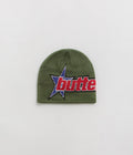 Butter Goods Racer Skully Beanie in Fatigue