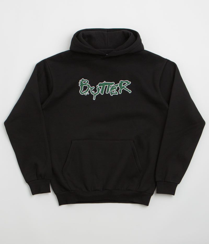 Butter Goods Radio Applique Hoodie in Black