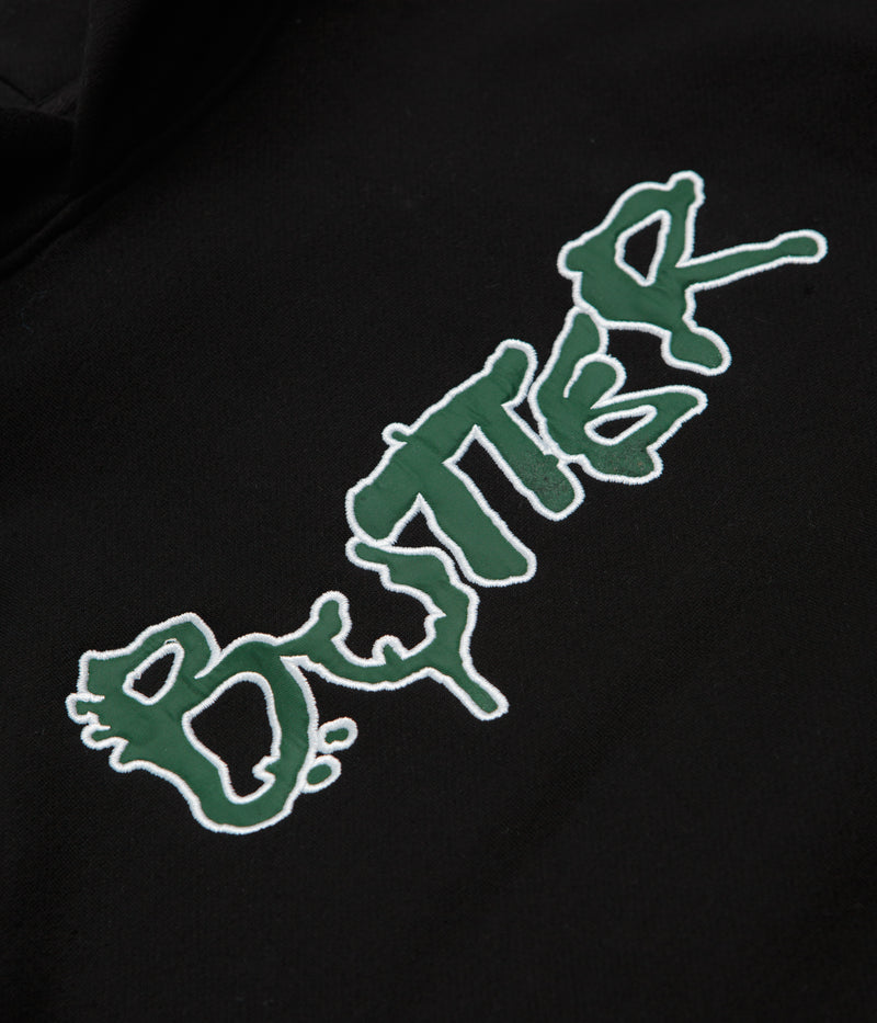 Butter Goods Radio Applique Hoodie in Black