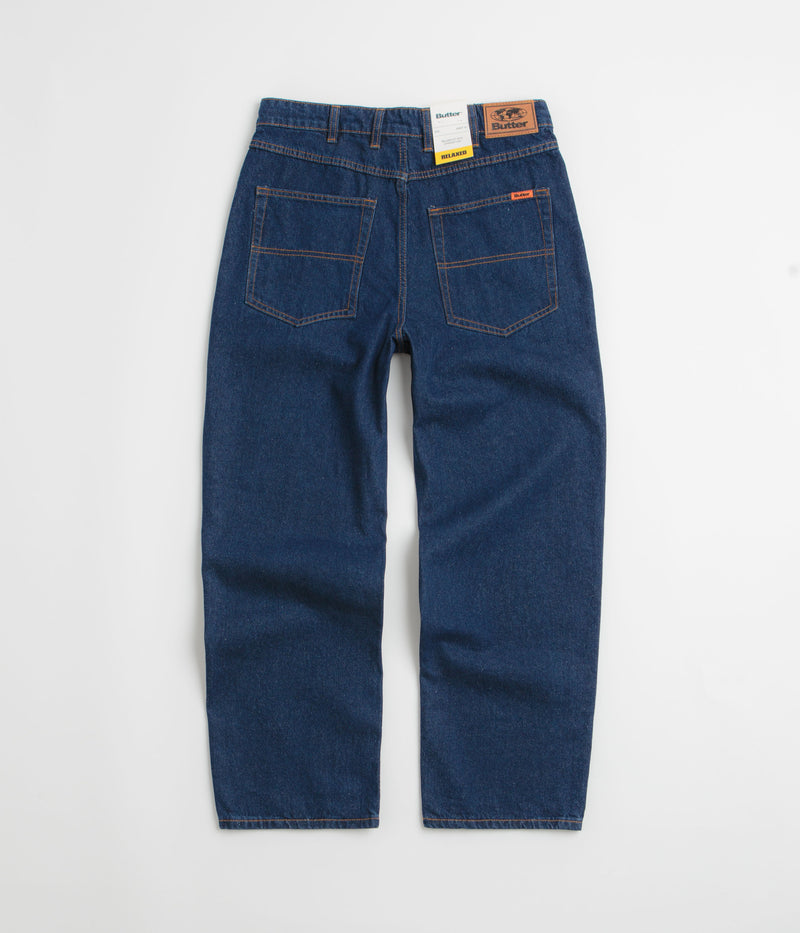 Butter Goods Relaxed Denim Jeans in Dark Indigo