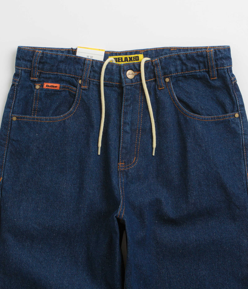 Butter Goods Relaxed Denim Jeans in Dark Indigo