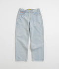 Butter Goods Relaxed Jeans in Light Blue and Orange