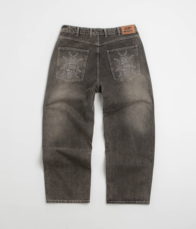 Butter Goods Roach Jeans in Black Wash