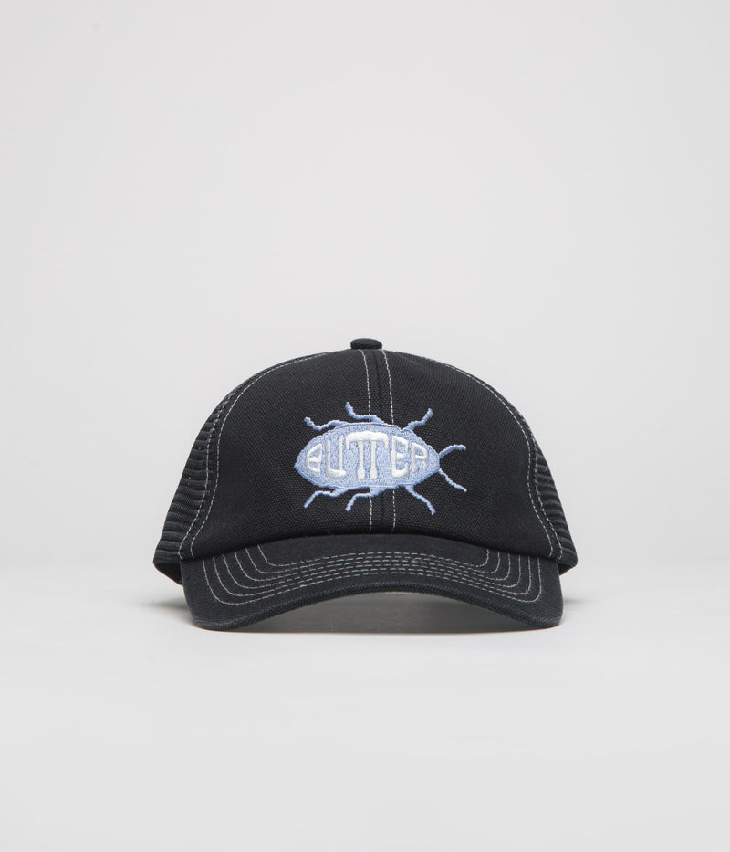 Butter Goods Roach Trucker Cap in Black