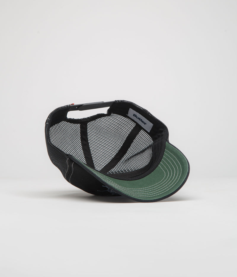 Butter Goods Roach Trucker Cap in Black