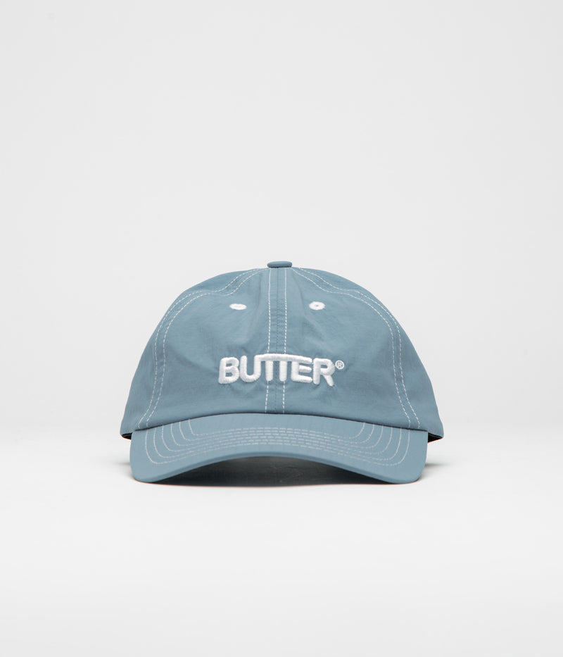 Butter Goods Rounded Logo Cap in Sky Blue