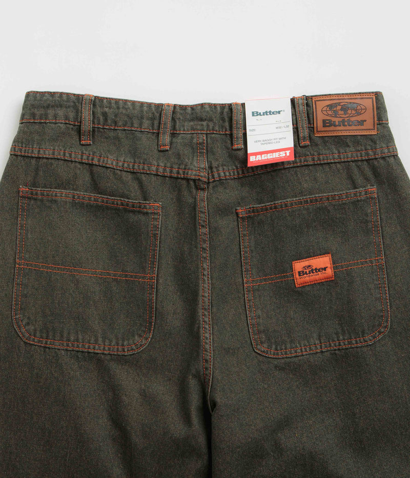 Butter Goods Santosuosso Jeans in Dark Army Wash