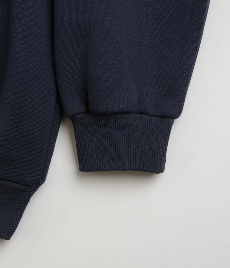 Butter Goods Scratch Applique Hoodie in Deep Navy