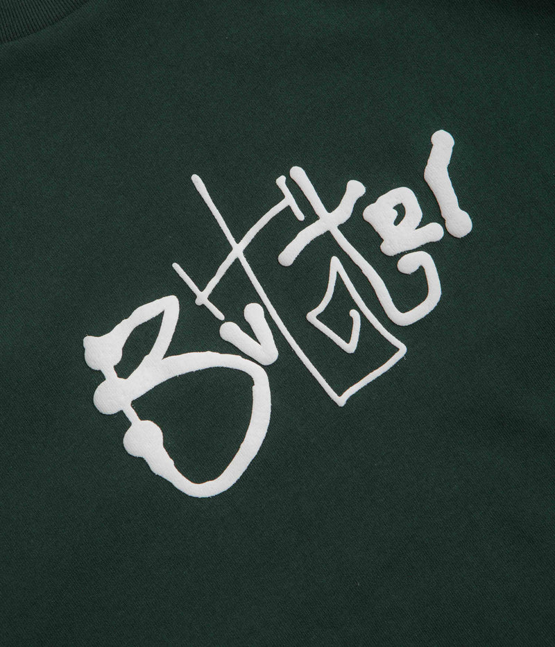 Butter Goods Scribble T-Shirt in Dark Forest