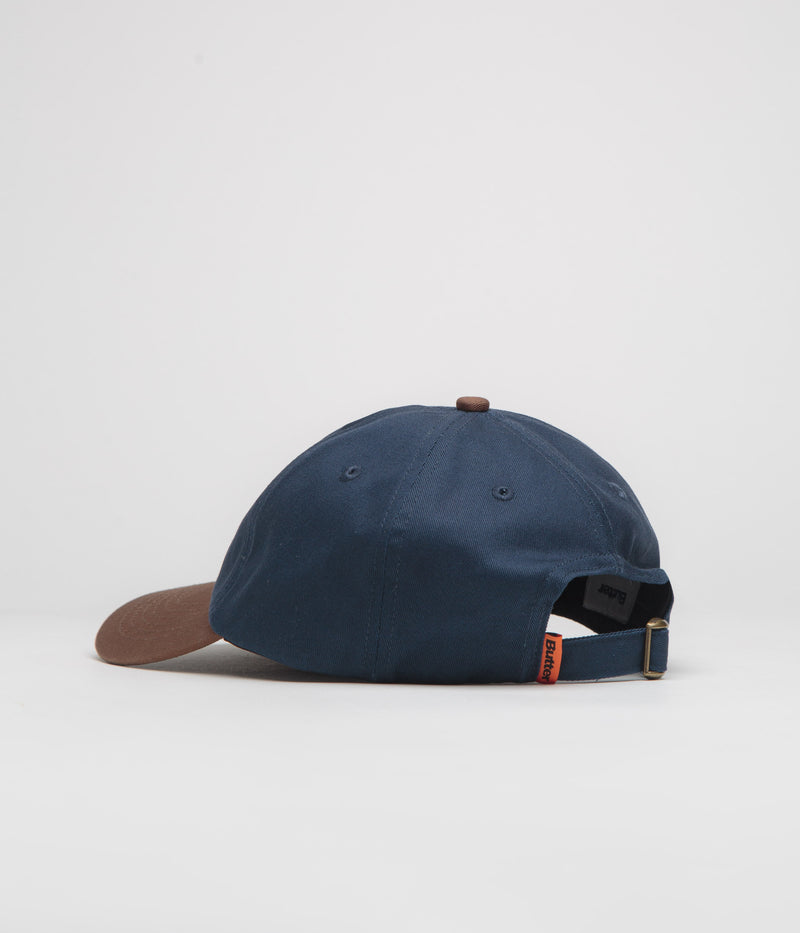 Butter Goods Snail Cap in Navy and Walnut