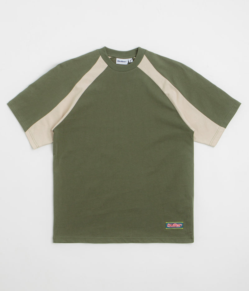 Butter Goods Surf Tech T-Shirt in Army