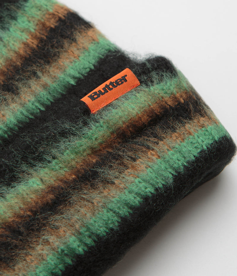 Butter Goods Swipe Beanie in Black