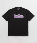 Butter Goods Swirl T-Shirt in Black and Purple