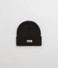 Butter Goods Tall Cuff Beanie in Black and Black