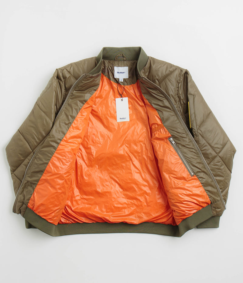 Butter Goods Temperature Bomber Jacket in Army