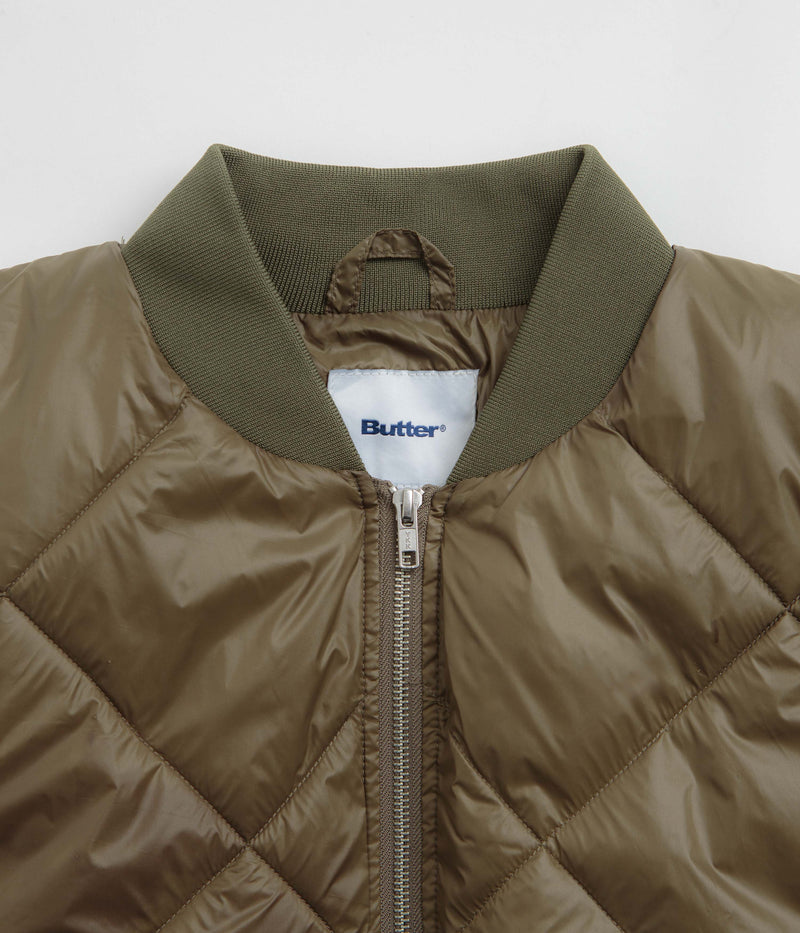 Butter Goods Temperature Bomber Jacket in Army