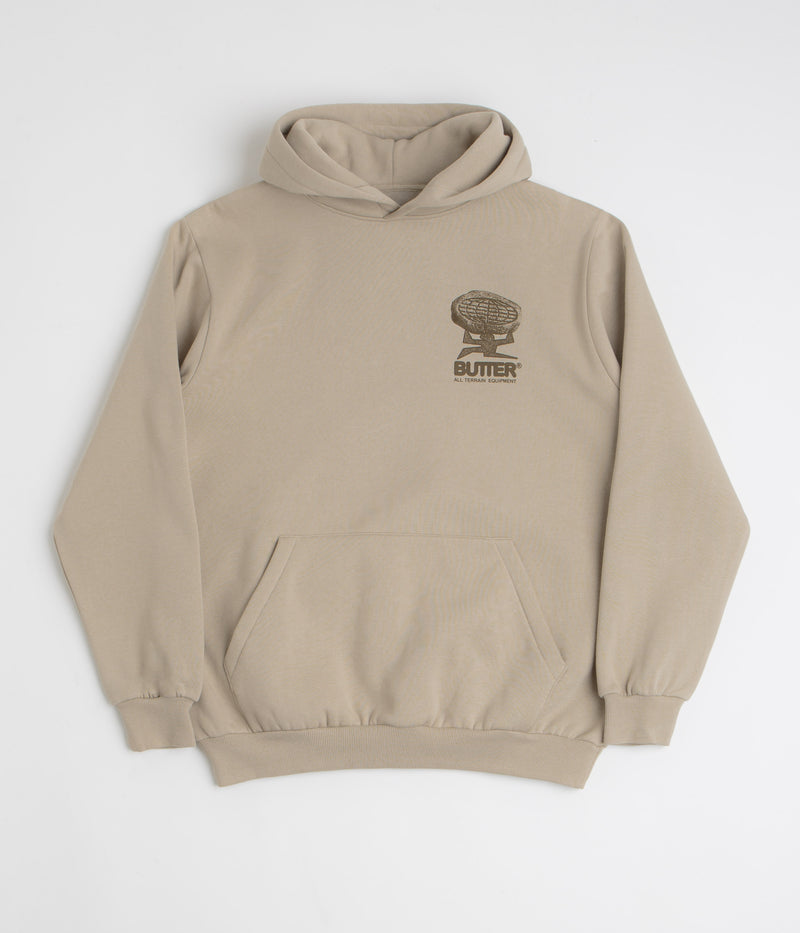 Butter Goods Terrain Hoodie in Bone