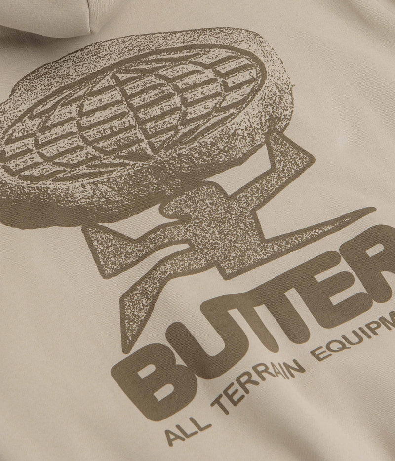 Butter Goods Terrain Hoodie in Bone