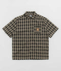 Butter Goods Terrain Short Sleeve Shirt in Black