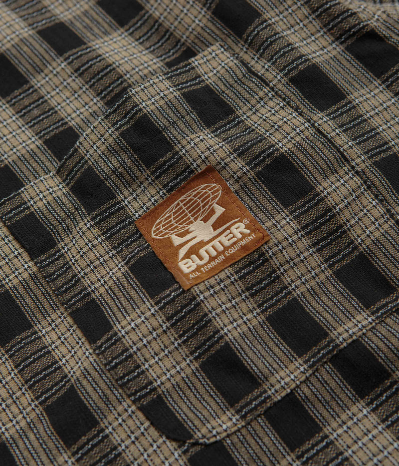 Butter Goods Terrain Short Sleeve Shirt in Black