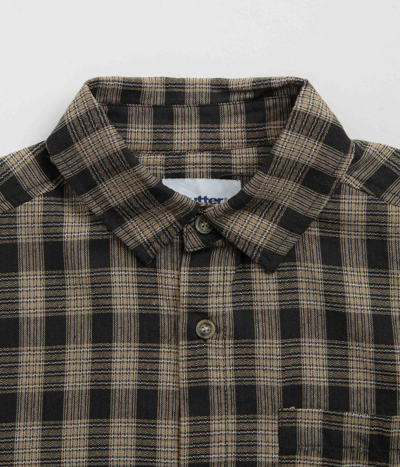 Butter Goods Terrain Short Sleeve Shirt in Black