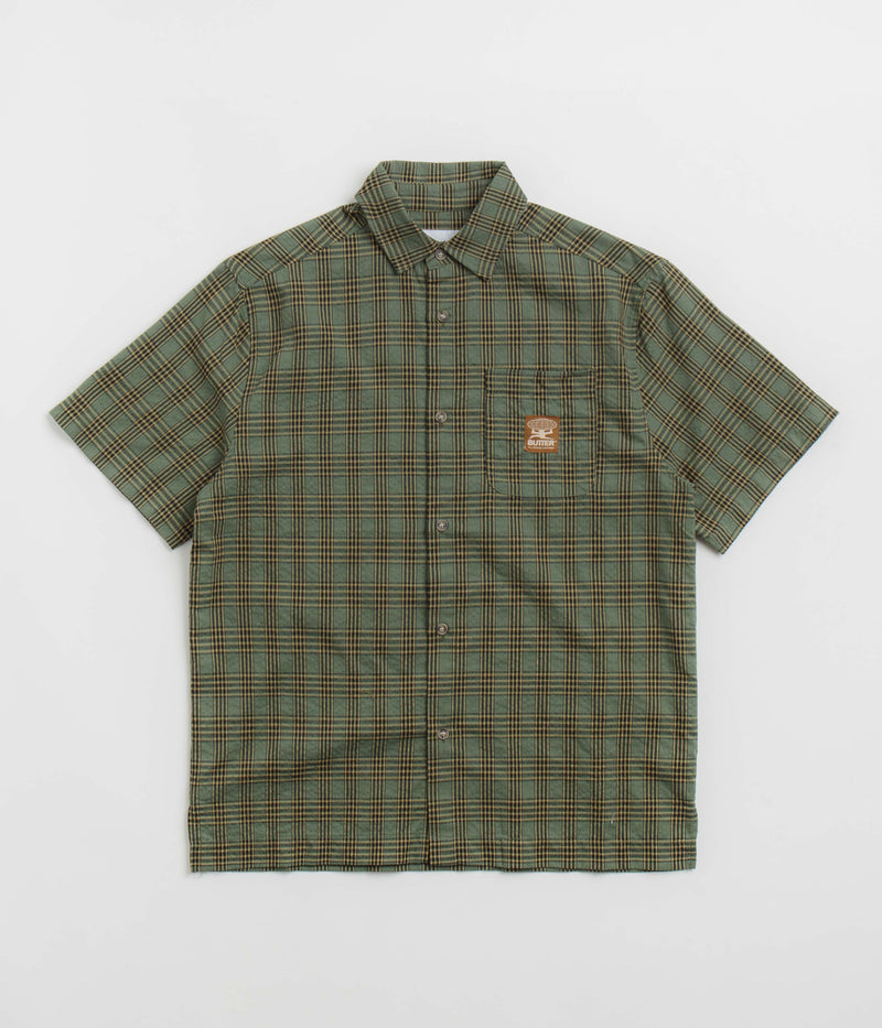 Butter Goods Terrain Short Sleeve Shirt in Pine