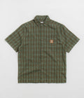 Butter Goods Terrain Short Sleeve Shirt in Pine