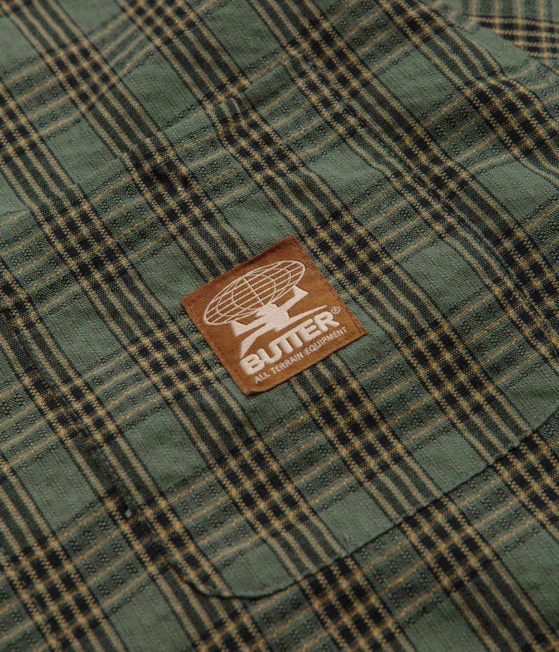 Butter Goods Terrain Short Sleeve Shirt in Pine
