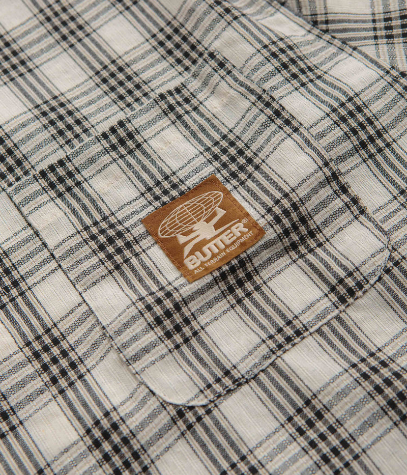 Butter Goods Terrain Short Sleeve Shirt in White